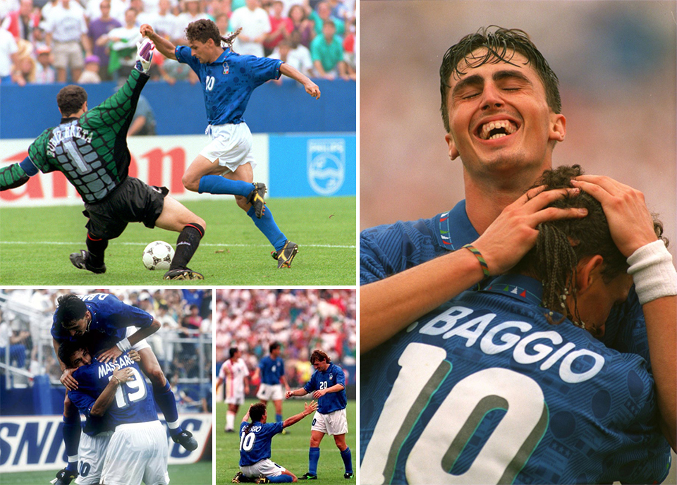 Maglia/Shirt/Camiseta Baggio Italia Italy vs Nigeria Usa 94 Mundial L 